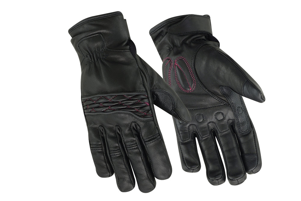 DS Women's Cruiser Glove  (Black/Pink)